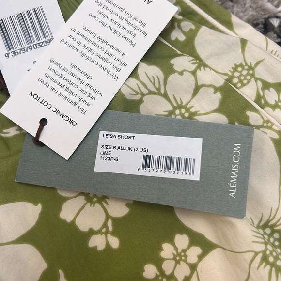 ALÉMAIS Leisa Floral Organic Cotton Shorts - Picture 5 of 9